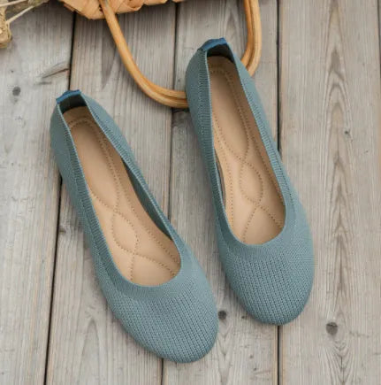 Flat Shoes Female Fashion Trend Round Head - Bellarte Enchanté Flat Shoes Female Fashion Trend Round Head